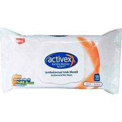 ACTİVEX ISLAK HAVLU AKTİF KAPAKLI 50*12 - ACTIVEX