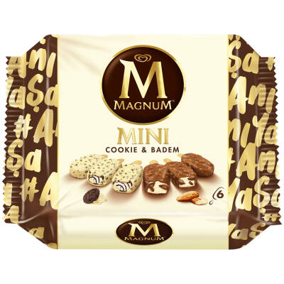 ALGİDA MAGNUM MINI 345ML COOKIE&BADEM - 4