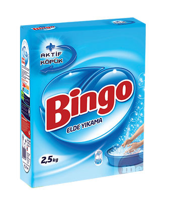 BİNGO TOZ ELDE YIKAMA 2500GR*5 - 5