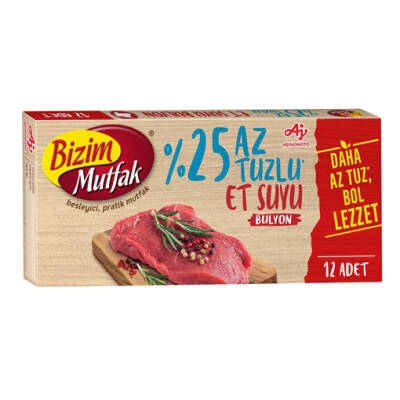 BİZİM MUTFAK BULYON 120GR ET AZ TUZ - 1