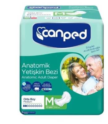 CANPED ANATOMİK 10LU HASTA BEZİ ORTA - 5