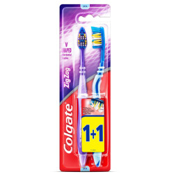COLGATE DF ZİGZAG ORTA 1+1 KÖMÜR - COLGATE