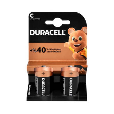 DURACELL C 2Lİ ORTA PİL - 3