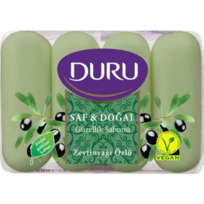 DURU SABUN 4*70GR SAF DOĞAL Z.YAĞLI - 6