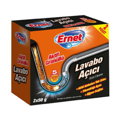 ERNET LAVABO AÇICI AKTİF TOZ 2*50GR - 2