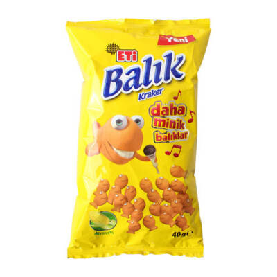 ETİ BALIK KRAKER 40GR MISIRLI - 1