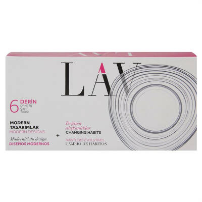 GÜRAL TABAK ÇAY DERİN 278F 6LI LAV - 4