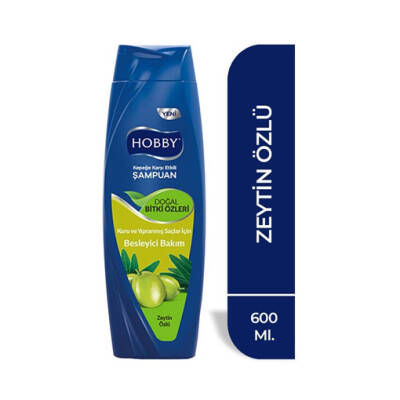 HOBBY ŞAMPUAN 600ML ZEYTİNYAĞLI - 1