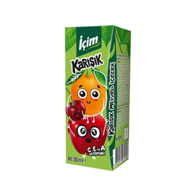 İÇİM MEYVE SUYU 200ML KARIŞIK - 5