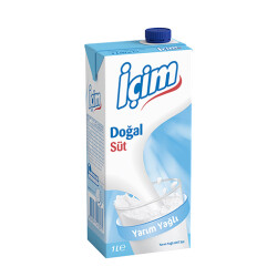 İÇİM SÜT 1LT UHT YARIM YAĞLI - 6