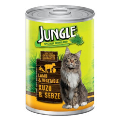 JUNGLE KEDİ KONSERVESİ 415GR KUZU ETLİ - 4
