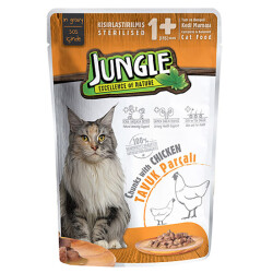 JUNGLE KISIR KEDİ 100GR TAVUK PARÇALI - 3
