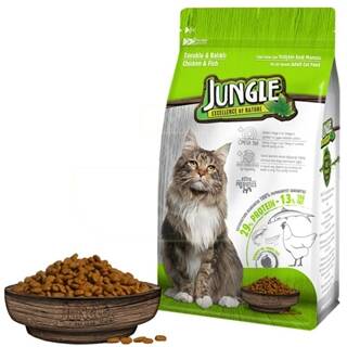 JUNGLE YETİŞKİN KEDİ MAMA 500GR TAVUKLU BALLI - 1