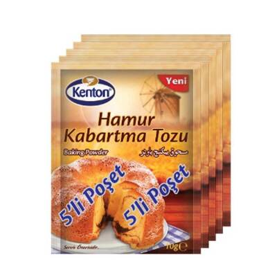 KENTON HAMUR KABARTMA TOZU 50GR 5Lİ - 2