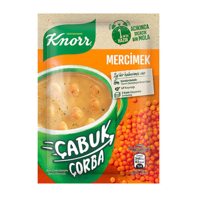 KNOR ÇORBA ÇABUK 22GR MERCİMEK - 2
