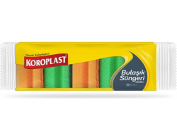 KOROPLAST SÜNGER OLUKLU BULAŞIK 5Lİ - KOROPLAST