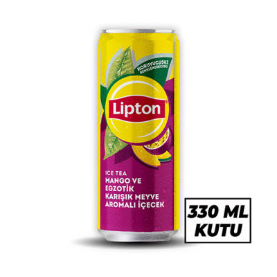 LİPTON İCE TEA 330ML KUTU MANGO - 5