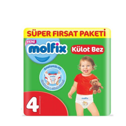 MOLFİX SÜPER FIRSAT KÜLOT BEZ NO:4 MAXİ - MOLFIX