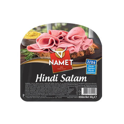 NAMET HİNDİ 7/24 SALAM FISTIKLI 50GR - 1