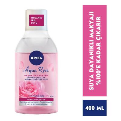 NİVEA FC ROSE ÇİFT FAZLI YÜZ TMZLEME SUYU 400ML - 5