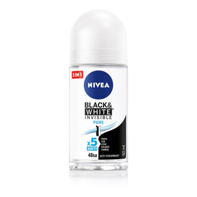 NİVEA ROLL-ON 50ML KADIN BLACK&WHİTE PÜRE - 1