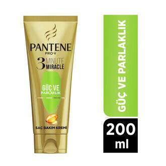 PANTENE SAÇ KREMİ 3MM 200ML GÜÇLÜ PARLAK - 3