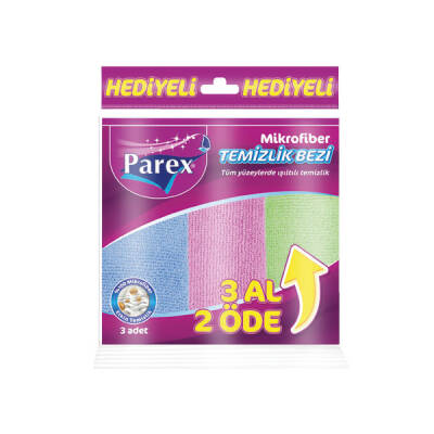 PAREX MİKROFİBER+TEMİZLİK BEZİ - 6