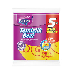 PAREX TEMİZLİK BEZİ 5Lİ %30 MİKROFİBER - 2