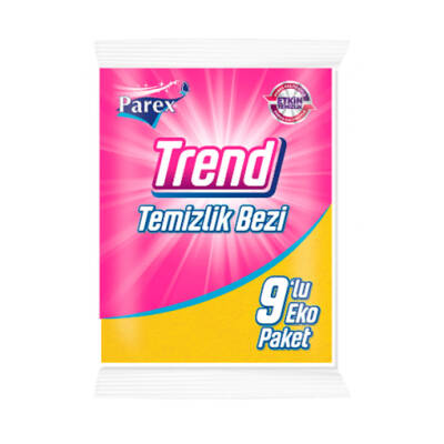 PAREX TEMİZLİK BEZİ 9LU TREND - 1