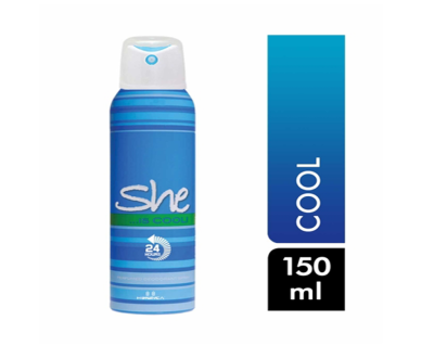 SHE DEODORANT 150ML COOL WOMEN - 2
