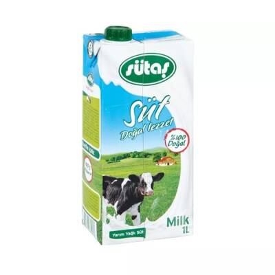 SÜTAŞ SÜT 1LT YARIM YAĞLI - 5