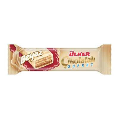 ÜLKER ÇİK GOFRET 35GR BEYAZ KAPLAMA - 1