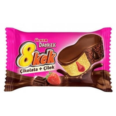ÜLKER DANKEK 55GR 8KEK ÇİLEK - 1