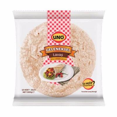 UNO LAVAŞ 250GR GELENEKSEL 15CM 12Lİ - 1