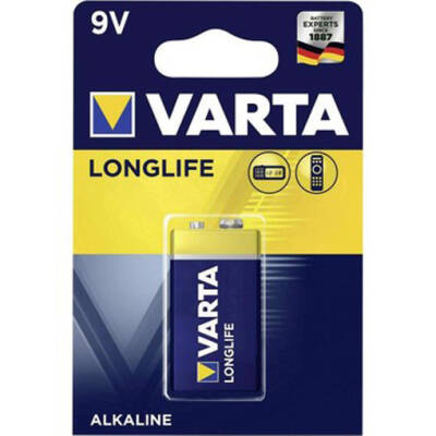 VARTA ALKALİN LONGLİFE 9V PİL - 1