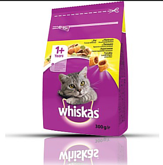 WHİSKAS KEDİ MAMA 300GR TAVUK&KURU MAMA - 4