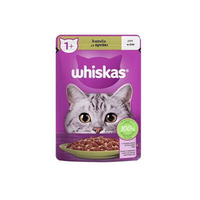 WHİSKAS KEDİ MAMA 85GR KUZU YAŞ POŞET - 2